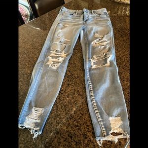 American Eagle Distressed Jeans size 10